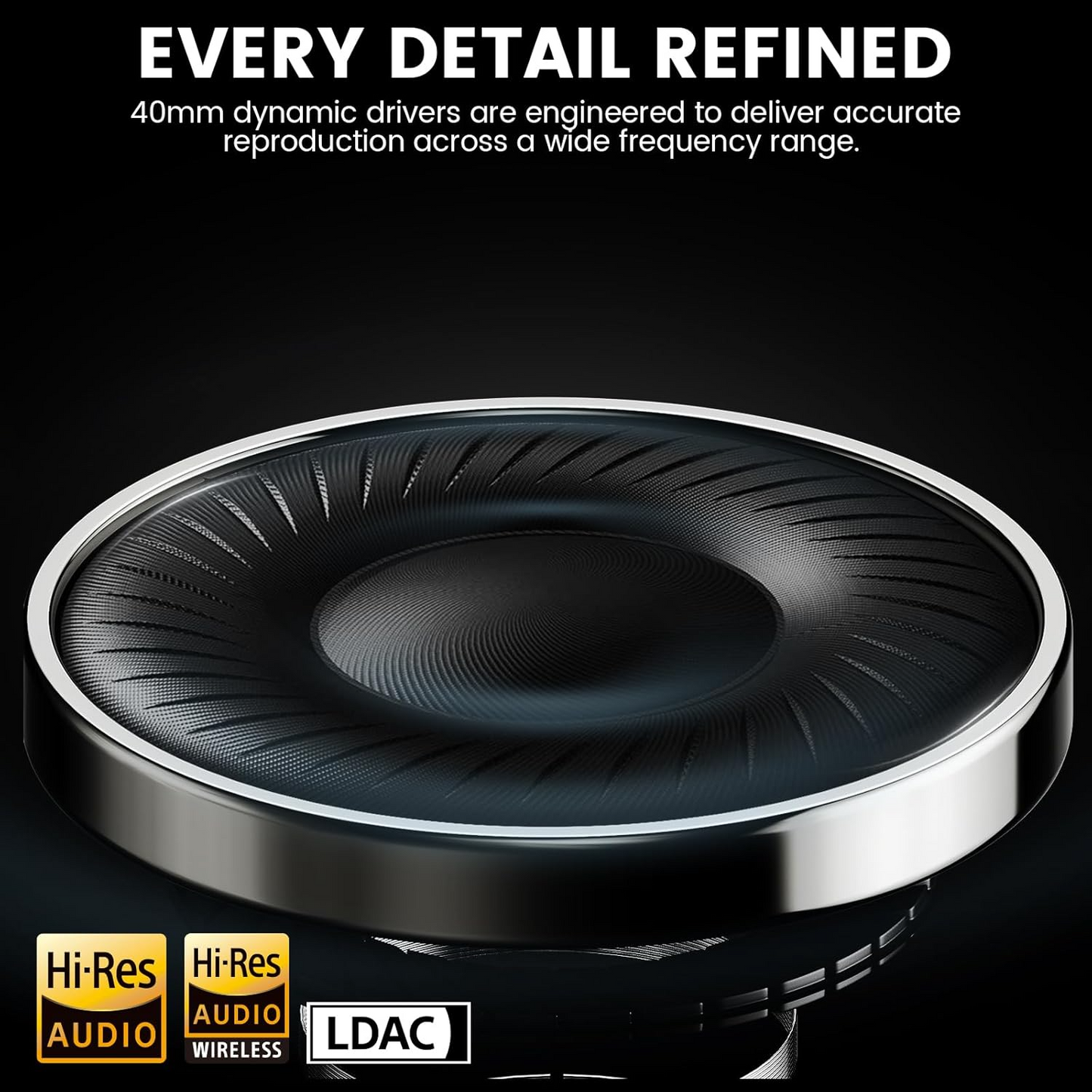 1Mii Y8+ Hybrid Active Noise Cancelling Headphones
