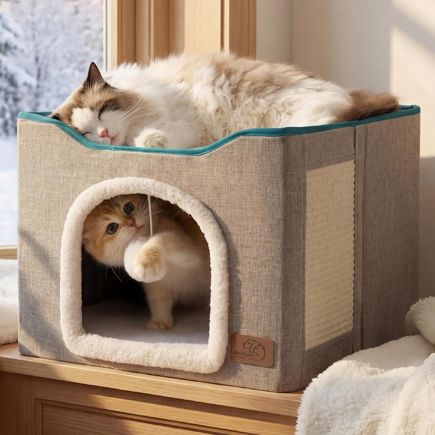 Bedsure Cat Beds for Indoor Cats