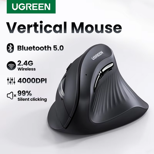 UGREEN Vertical Mouse Wireless Bluetooth5.0