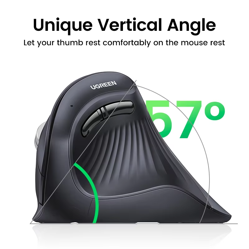UGREEN Vertical Mouse Wireless Bluetooth5.0