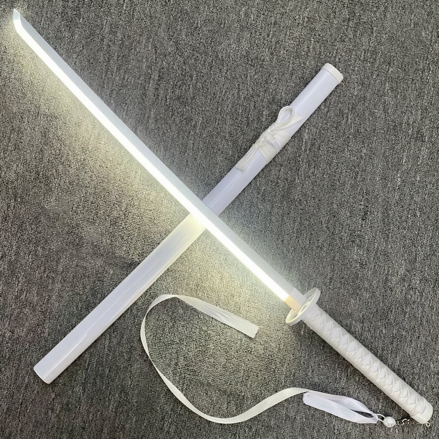 Luminous Phantom Katana – 8-Color LED Mist Blade