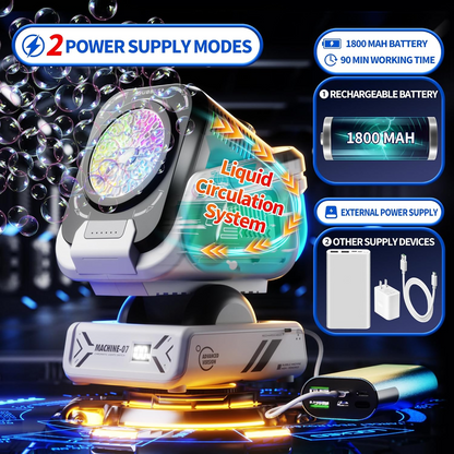 Upgraded Bubble Machine with Remote Control