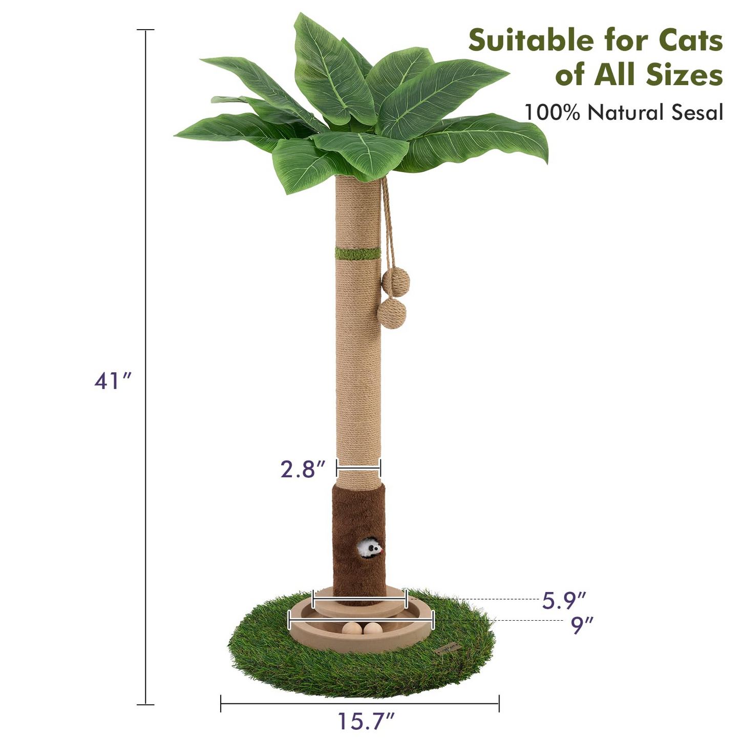 Tall Cat Scratcher for Indoor Cats