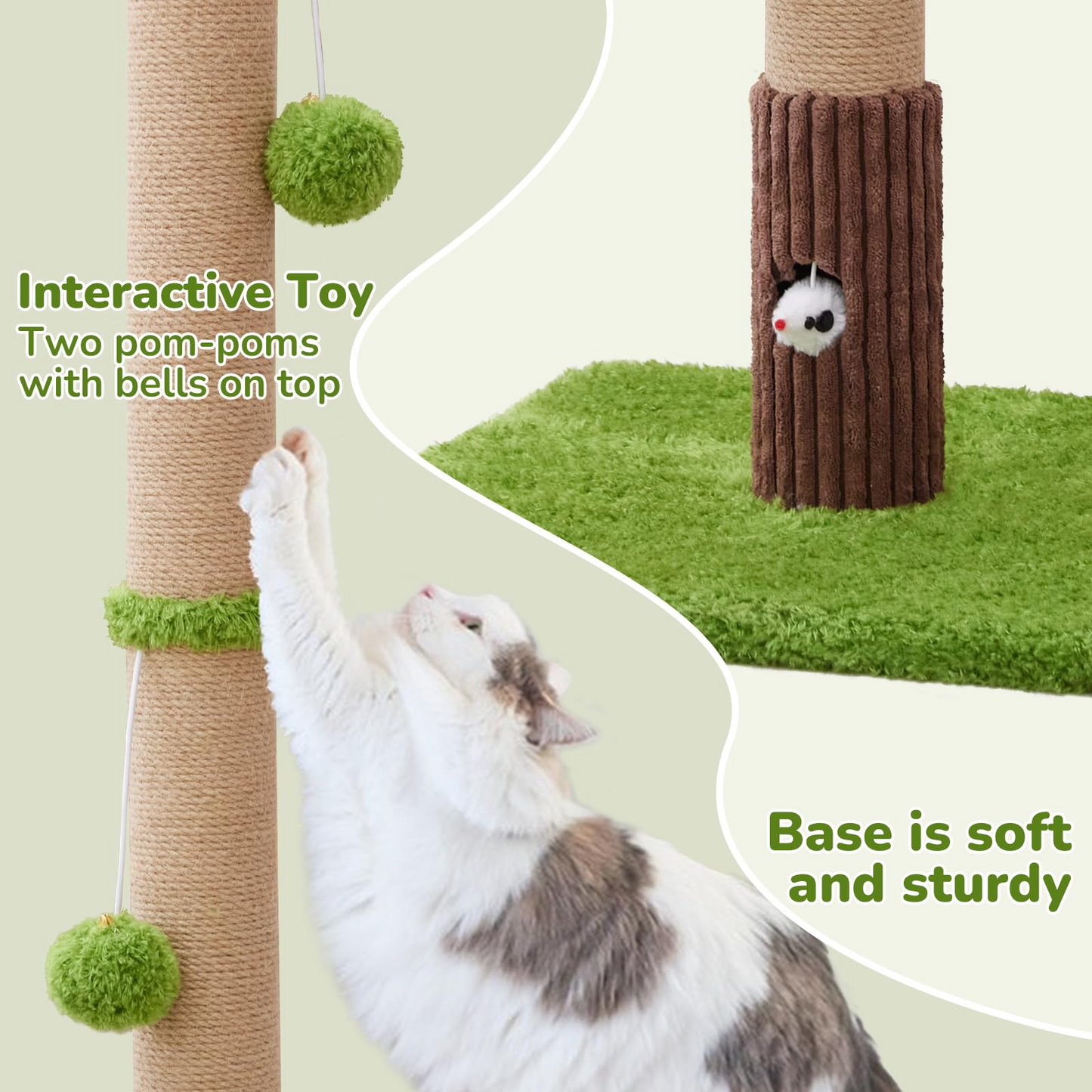 Tall Cat Scratcher for Indoor Cats