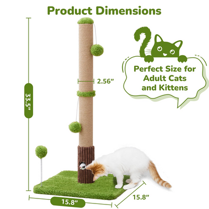 Tall Cat Scratcher for Indoor Cats