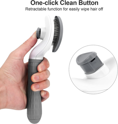 Depets Self Cleaning Slicker Brush