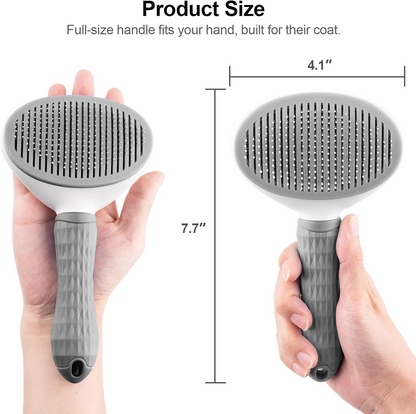 Depets Self Cleaning Slicker Brush