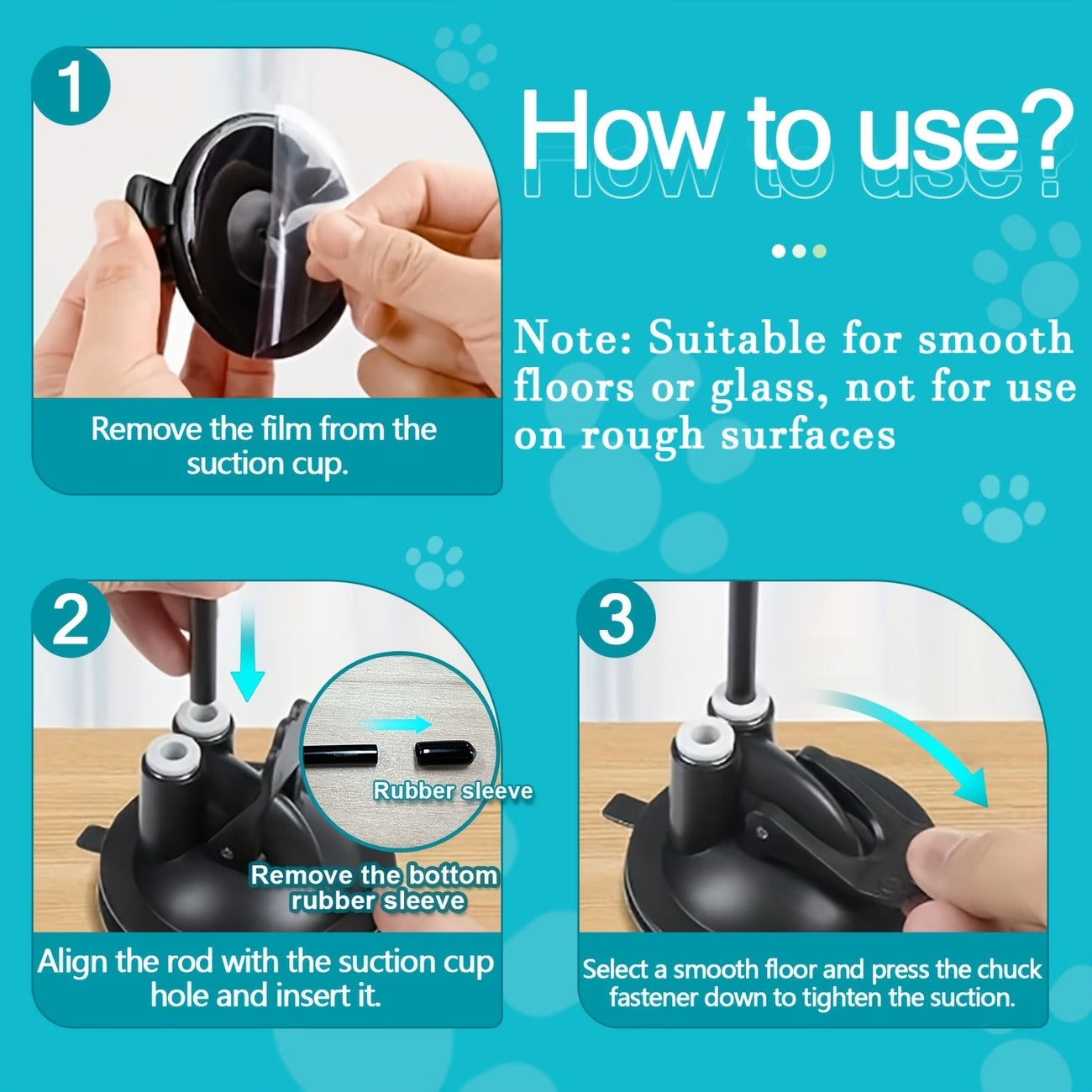 Potaroma Suction Cup Cat Wand Toys, Dual