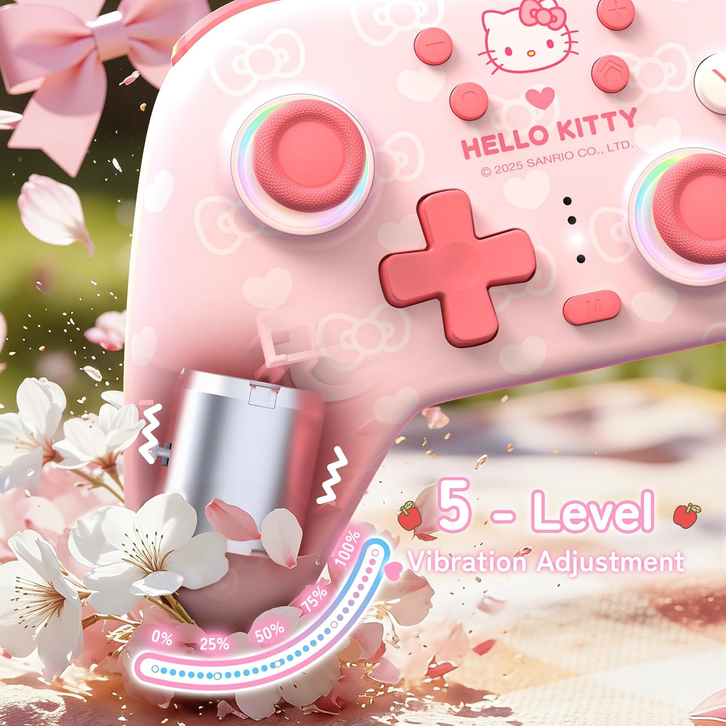 Kuitmor Pink Switch 2 Controller