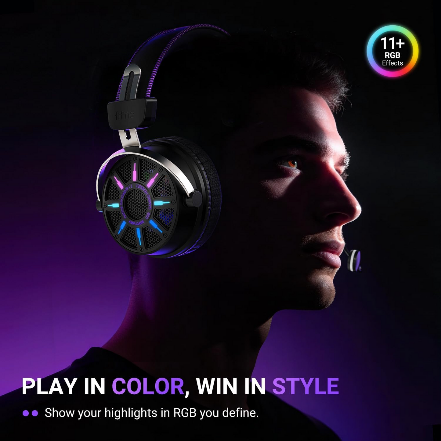 FIFINE Wired Open Back Gaming Headset, Open Acoustic Audio