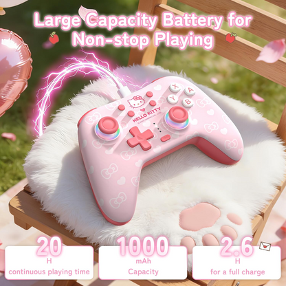 Kuitmor Pink Switch 2 Controller