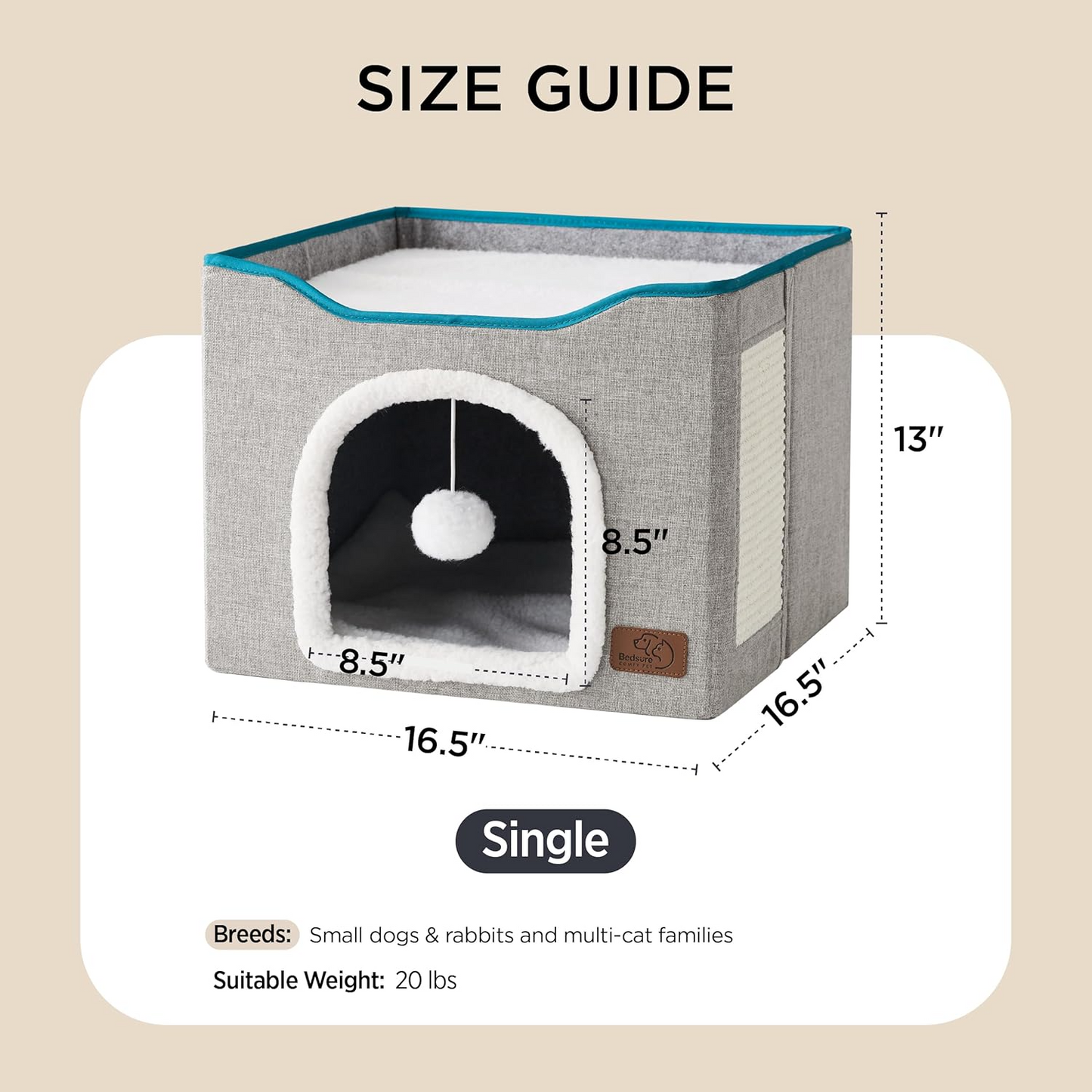 Bedsure Cat Beds for Indoor Cats