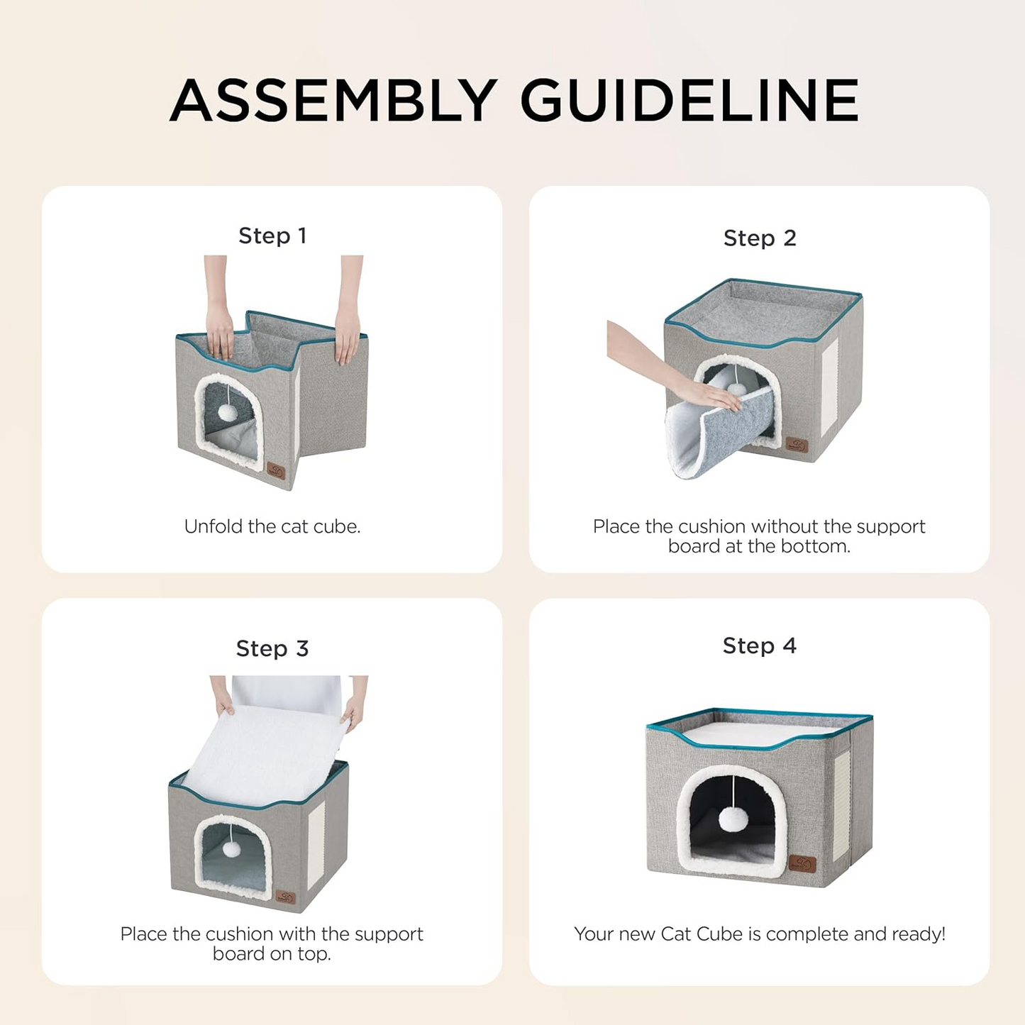 Bedsure Cat Beds for Indoor Cats
