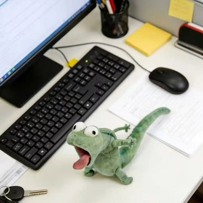 Green Lizard Keychain Cute Doll