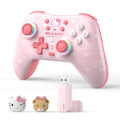 Kuitmor Pink Switch 2 Controller