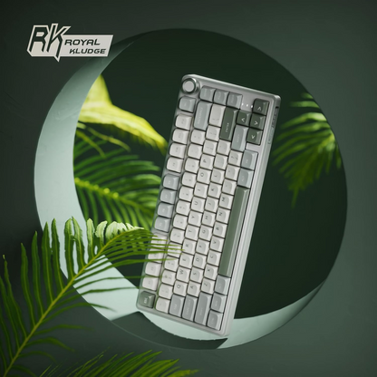 RK ROYAL KLUDGE R75 Mechanical Keyboard Wired with Volume Knob
