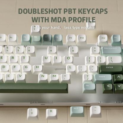 RK ROYAL KLUDGE R75 Mechanical Keyboard Wired with Volume Knob