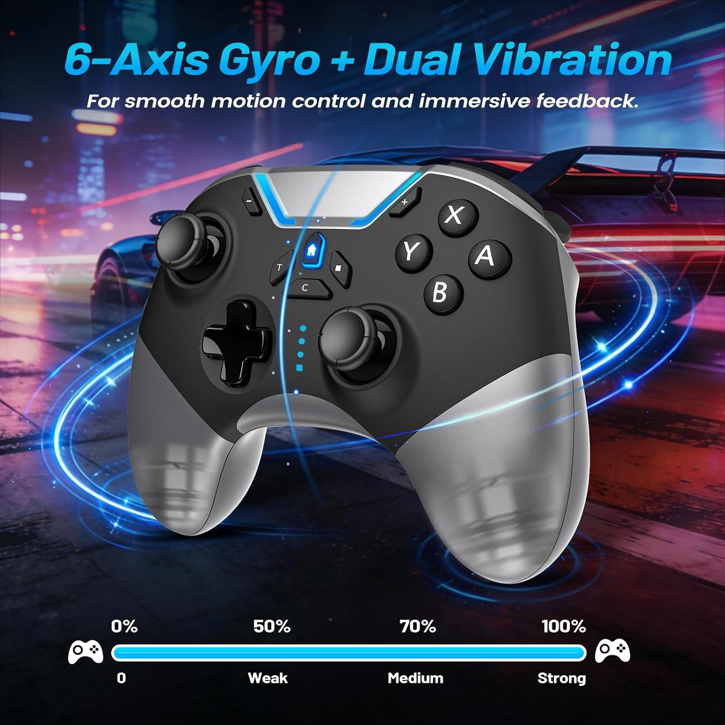 Aghi Switch 2 Controller with Home Wake-up