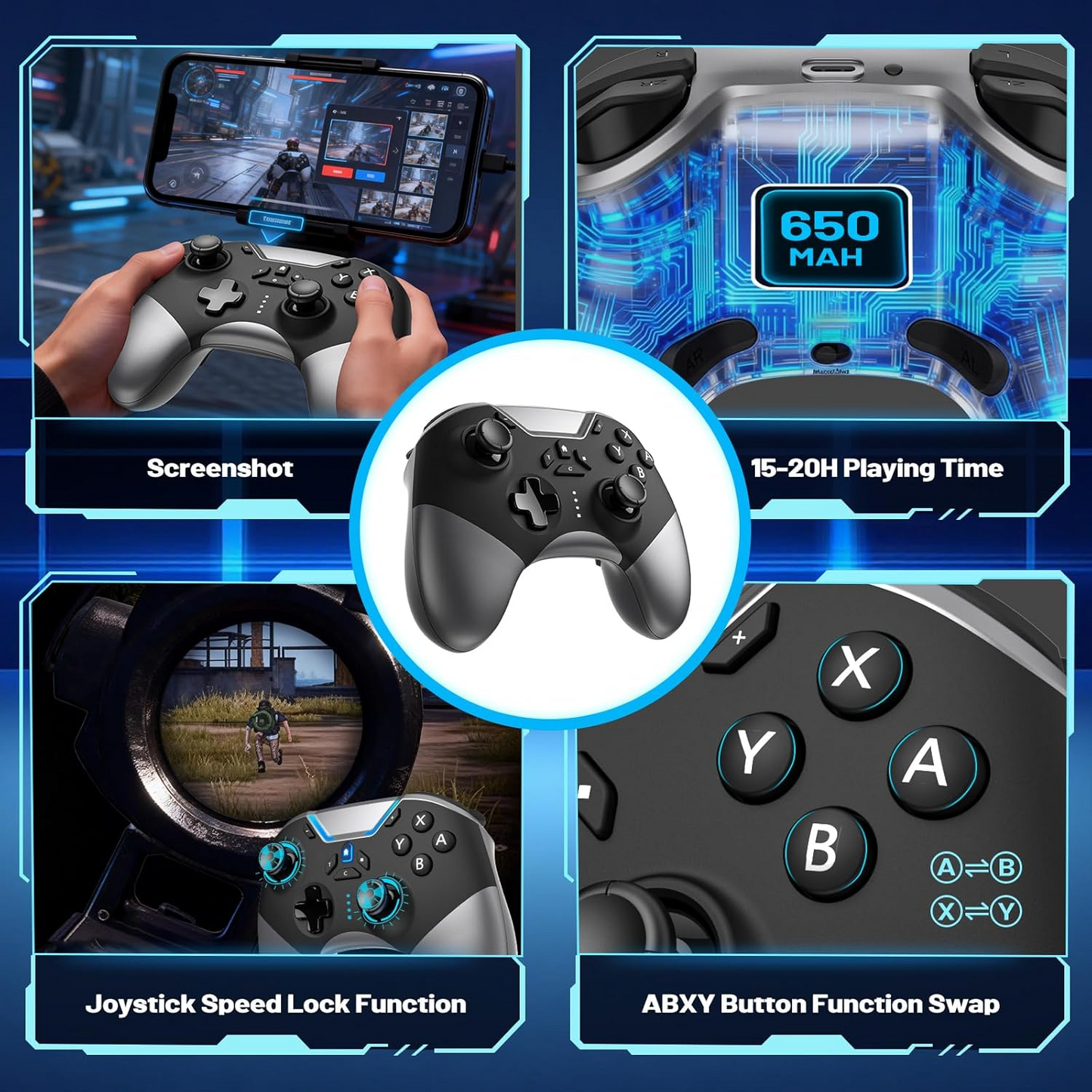 Aghi Switch 2 Controller with Home Wake-up