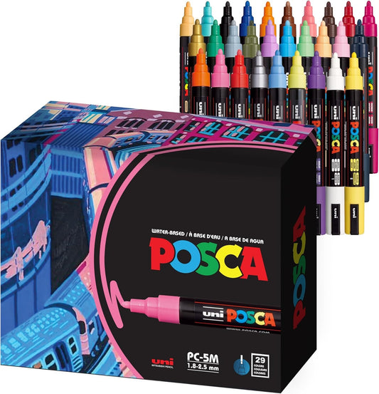 29 Colors-Uni Posca Paint Markers